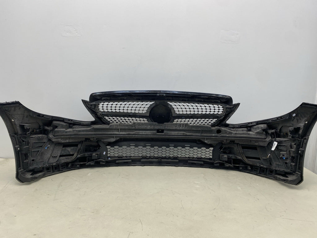 MERCEDES  W205 AMG LINE COMPLETE FRONT BUMPER WITH WIRING &SENSORS 2018 -2021