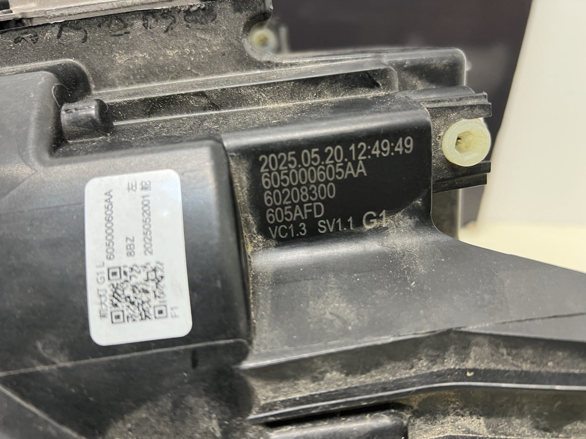 OMODA 5 24-26 LED HEADLIGHT PASSENGER SIDE LEFT COMPLETE 605000605AA Genuine