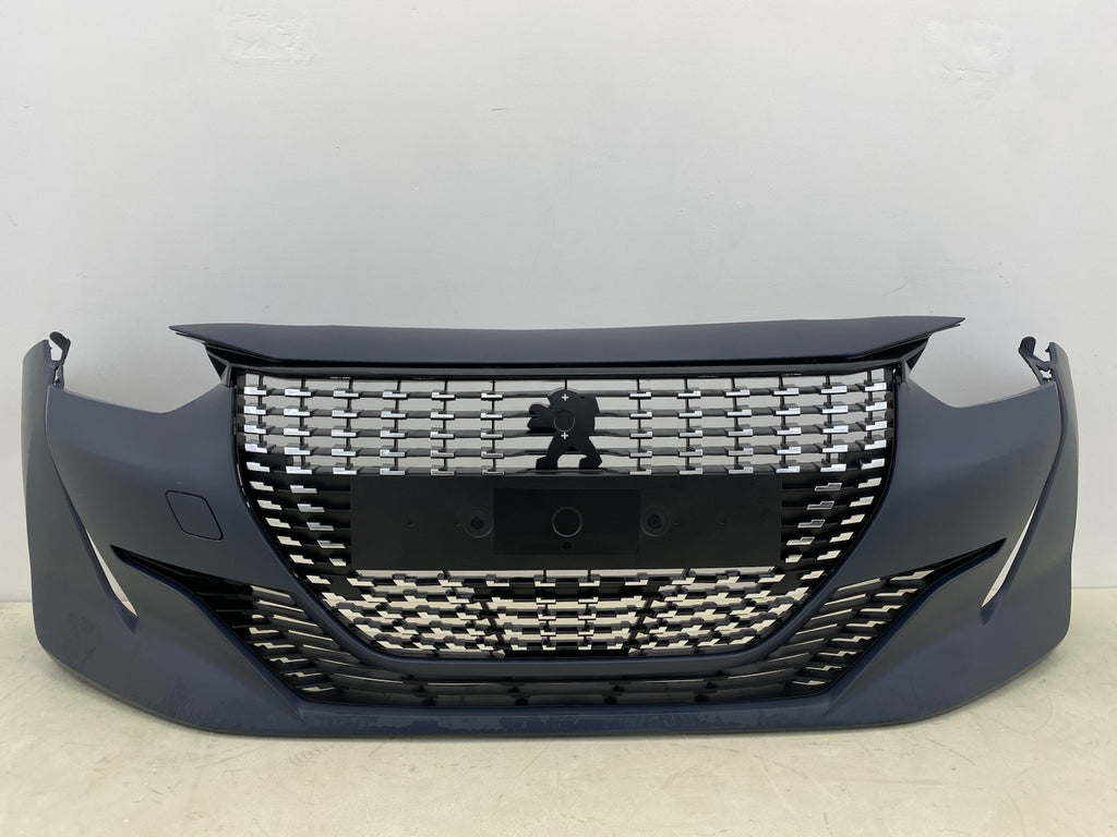 PEUGEOT 208 PRE-FACELIFT  COMPLETE FRONT BUMPER  PRIME 2019-2023