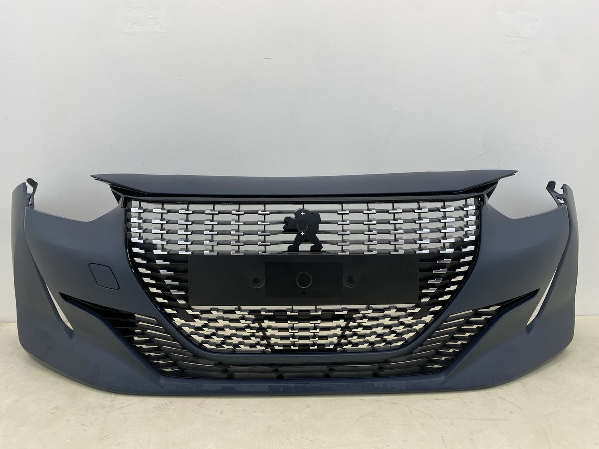 PEUGEOT 208 PRE-FACELIFT  COMPLETE FRONT BUMPER  PRIME 2019-2023