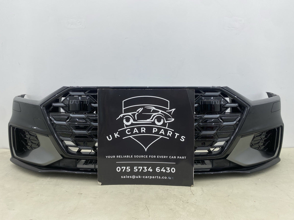 AUDI A7 / S7 2020-2025 COMPLETE FRONT BUMPER  WITH WIRE AND SENSORS GENUINE