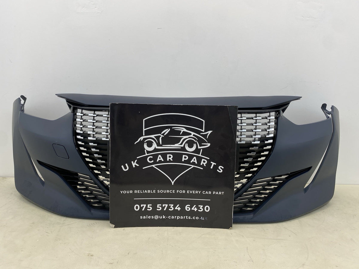 PEUGEOT 208 PRE-FACELIFT  COMPLETE FRONT BUMPER  PRIME 2019-2023