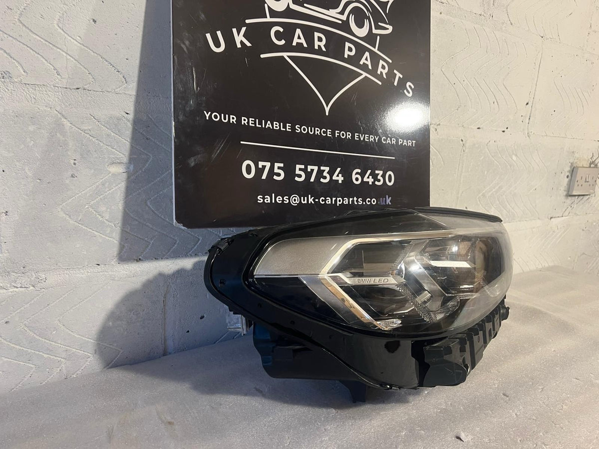 Bmw X3 G01 Right Driver Side Headlight RHD Silver A85A29208 Genuine 2020-On