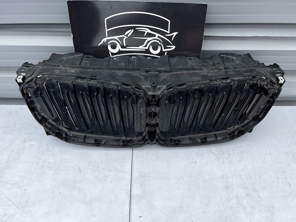 BMW X5 G05 19-23 FRONT RADIATOR GRILL GRILLE ACTIVE AIR SHUTTER BLACK+MOTOR