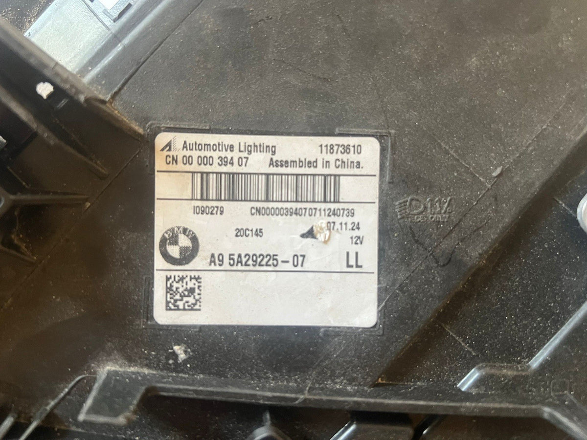 BMW G01 X3 2020 Onwards Passenger Side LED Silver Genuine Headlight