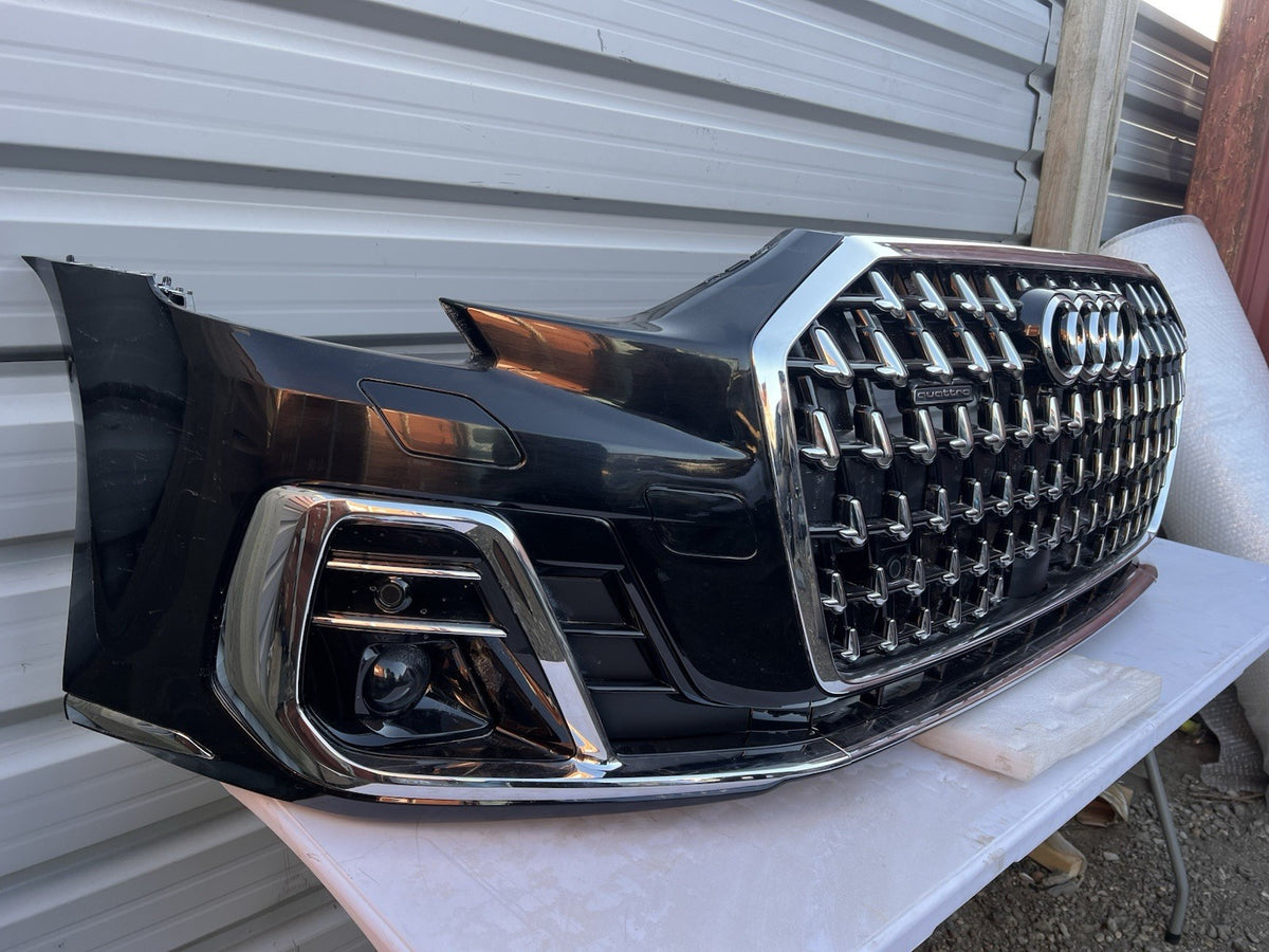 Audi A8 D5 Sport Quattro 2020-25front bumper Complete Sensor+wire Genuine Black