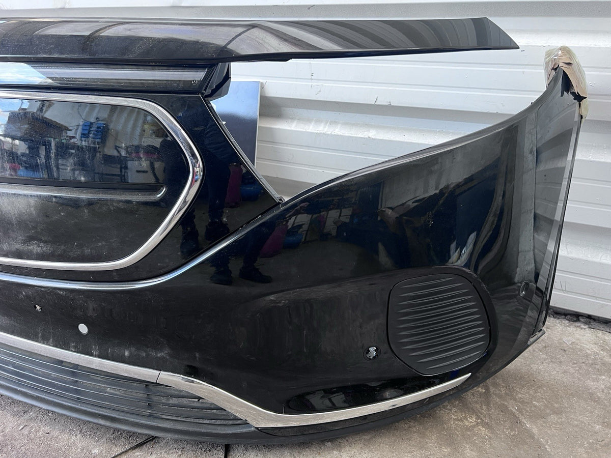 Mercedes Benz EQA Front Bumper Black With Sensors And Wire Genuine